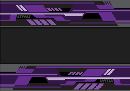 Abstract violet black futuristic technology design modern background vector illustration.のイラスト素材