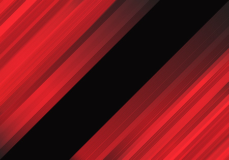 Abstract red lines speed motion on black center space design modern futuristic background vector illustration.のイラスト素材