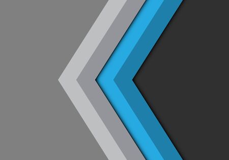 Abstract blue grey arrow direction isolated design modern futuristic background vector illustration.のイラスト素材