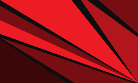 Abstract red black triangle geometric speed design modern futuristic background vector illustration.のイラスト素材