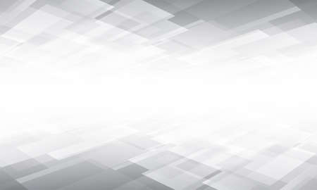 Abstract white mosaic design creative technology futuristic background vector illustration.のイラスト素材