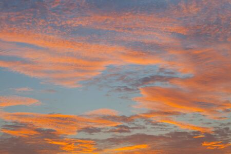 Colorful of sky and soft white cloudy