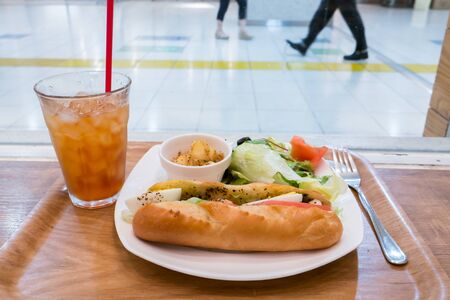 Picture of street way fast food in restaurantの写真素材