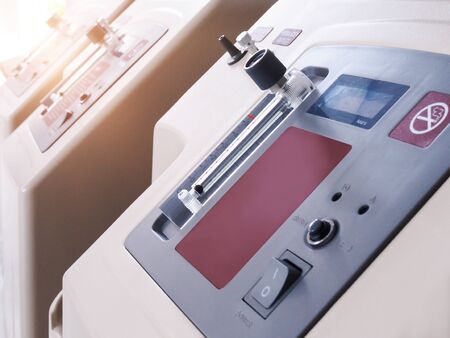 Thermometer of medical equipment with oxygen concentrator, Respiratory system breathing equipment...
