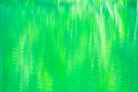 Abstract green river background, green wallpaperの写真素材