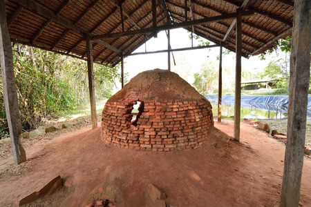 Charcoal incinerator.の写真素材