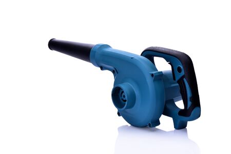 Air blower on white backgroundの写真素材