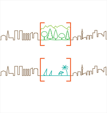 City Breakのイラスト素材