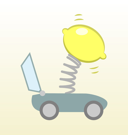 Defective Carのイラスト素材