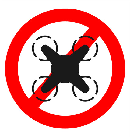 Drone Prohibition Signのイラスト素材