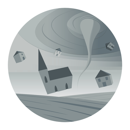 Tornado Round Iconのイラスト素材
