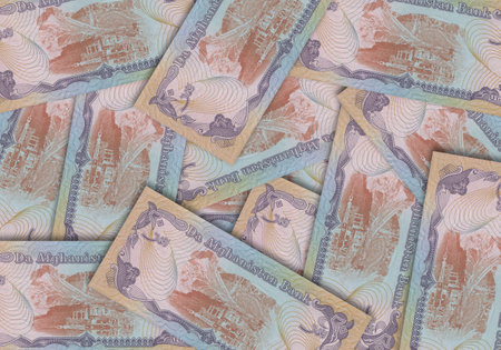 Paper money from  Afghanistan. Afghan afghani. Close up banknotes from  Afghanistan.  Afghan currency 3D renderの写真素材