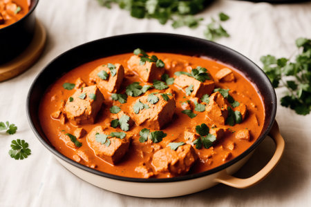Paneer Butter Masala or Cheese Cottage Curry, Indian Foodの素材