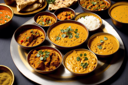 Paneer Butter Masala is a popular Indian curry dish.の素材