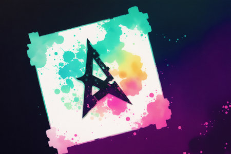 Abstract grunge background with place for your text, vector illustration.の素材