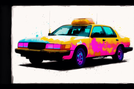 Submarine in the watercolor style. Illustration for your designの素材