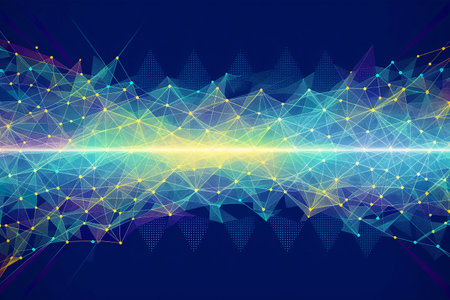 Generative AI art with a beautiful abstract background with space for text or image. copyspace. Generative AIの素材