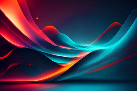 Generative AI art with a beautiful abstract background with space for text or image. copyspace. Generative AIの素材