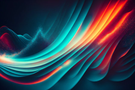 Generative AI art with a beautiful abstract background with space for text or image. copyspace. Generative AIの素材