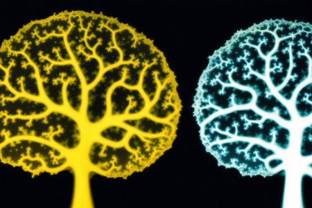 Generative AI art with a Mind Symphony. Unveiling the Intricate Dance of the Human Brain. A beautiful abstract human brain. Generative AIの素材