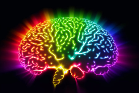 Generative AI art with a Mind Symphony. Unveiling the Intricate Dance of the Human Brain. A beautiful abstract human brain. Generative AIの素材