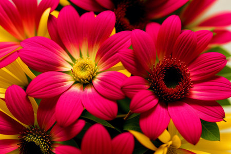 Generative AI art with A beautiful Bouquet. Nature's Kaleidoscope. A Breathtaking Bouquet of Floral Splendor. Generative AIの素材