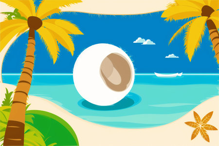 Generative AI art with Summer holiday, vacation. Sun Kissed Escapes. Embrace the Ultimate Summer Adventure. Generative AIの素材