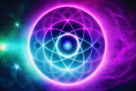 Generative AI art with Exploring the Depths of Spirituality and Quantum Consciousness. The Quantum Awakening. Generative AIの素材