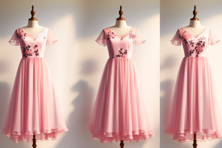 Generative AI art with A beautiful Cocktail dress. Effortlessly Chic. Embrace Elegance with a Stunning Cocktail Dress. Generative AIの素材