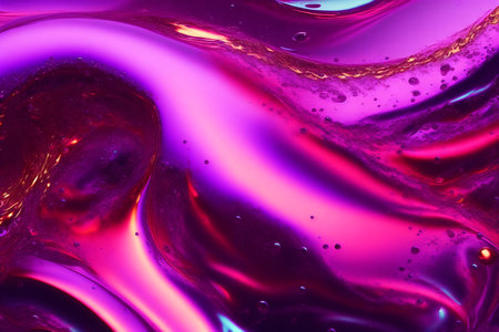 Generative AI art with An amazing purple background. The Mysterious Purple Liquid. Generative AIの素材