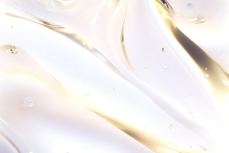 Generative AI art with An amazing white background. Whispering whiteness. The Ethereal Liquid white. Generative AIの素材