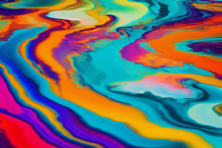 Generative AI art with An abstract colorful background. A Symphony of Colors. Exploring the Abstract Realm. Generative AIの素材
