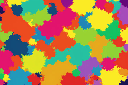 Generative AI art with An abstract colorful background. A Symphony of Colors. Exploring the Abstract Realm. Generative AIの素材