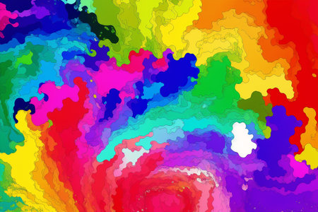 Generative AI art with An abstract colorful background. A Symphony of Colors. Exploring the Abstract Realm. Generative AIの素材