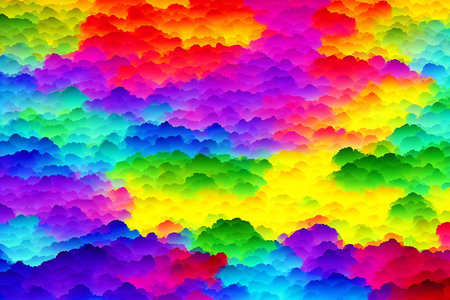 Generative AI art with An abstract colorful background. A Symphony of Colors. Exploring the Abstract Realm. Generative AIの素材