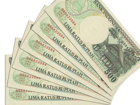 Currency from Indonesia, Indonesian banknotes. Close up money from Indonesia. Indonesian rupiah.3D renderの写真素材