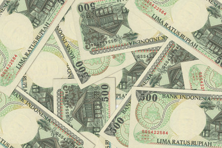 Currency from Indonesia, Indonesian banknotes. Close up money from Indonesia. Indonesian rupiah.3D renderの写真素材