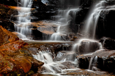 Sylvia Falls in Blue Mountains of Australia, New South Wales, NSW near Katoomba and Sydney