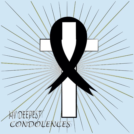 Desiring to condolencesのイラスト素材