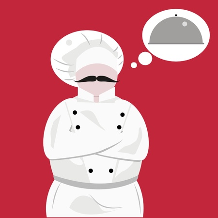 restaurant cookのイラスト素材