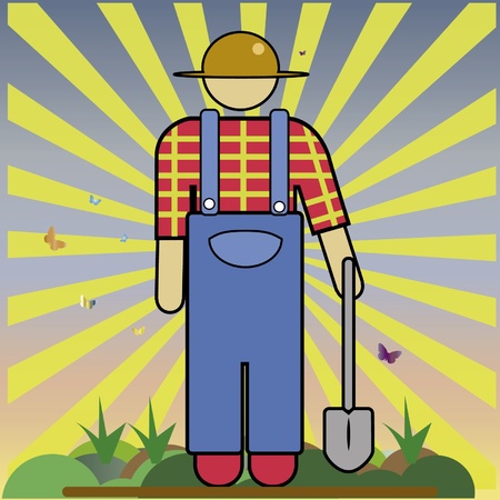 field manのイラスト素材