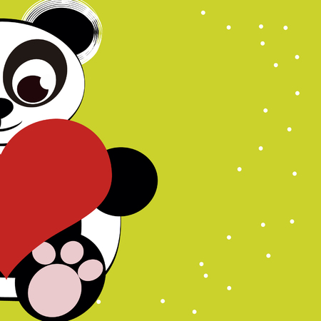 affection and love bearのイラスト素材