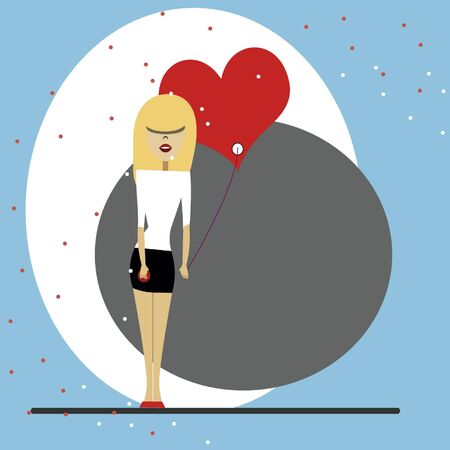 Woman  in Loveのイラスト素材