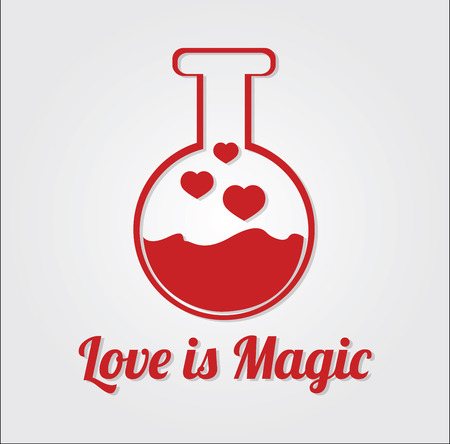 Love Vectors over background and textのイラスト素材