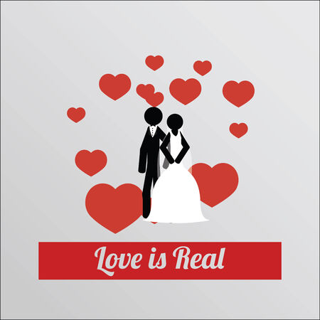Love Vectors over background and textのイラスト素材