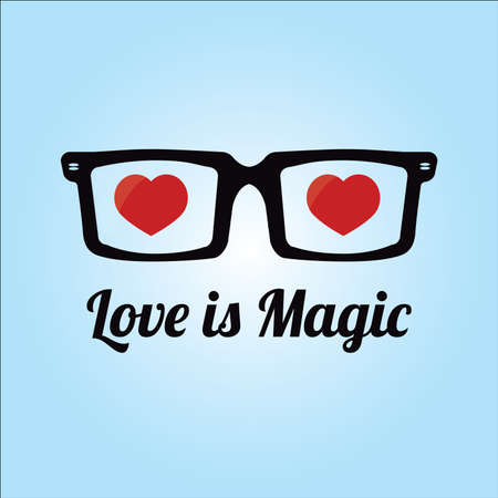 Love Vectors over background and textのイラスト素材