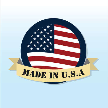 Independence Day USA over color Backgroundのイラスト素材