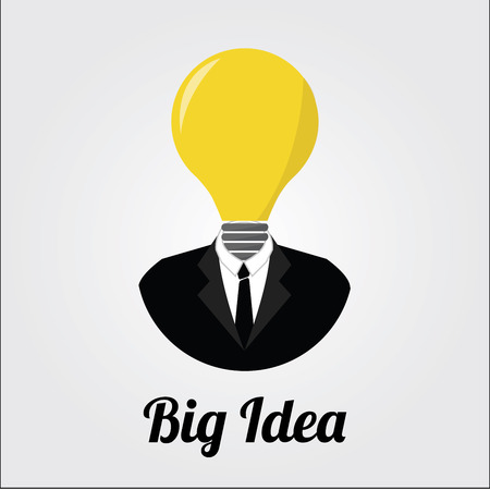 Ideas concept over backgroundのイラスト素材