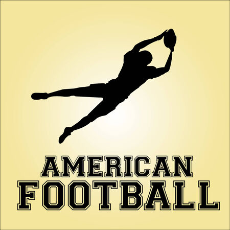 american football desing over color backgroundのイラスト素材