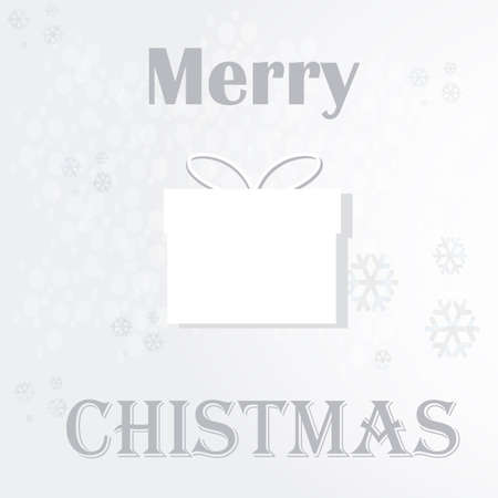 christmas illustration over  gray color backgroundのイラスト素材